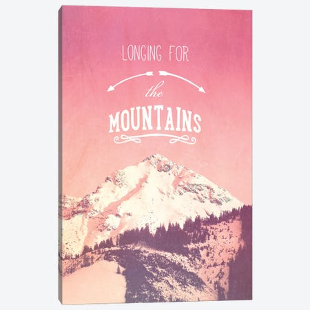 Longing For The Mountains Canvas Print #GEL42} by Monika Strigel Art Print