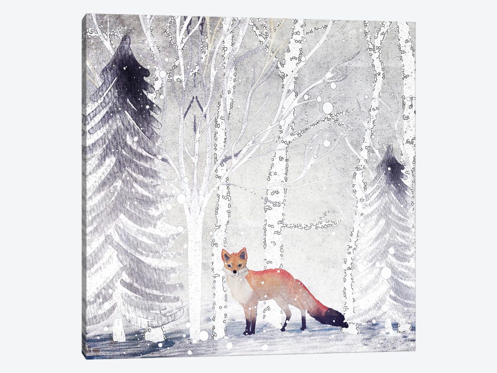Mr. Winterfox by Monika Strigel 1-piece Canvas Print