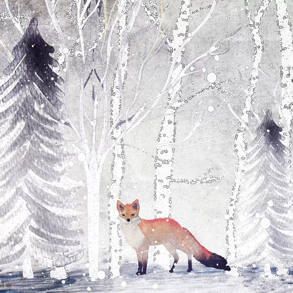 Foxes: Mr. Winterfox by Monika Strigel