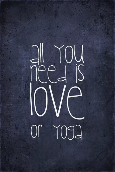 All You Need Is Love Or Yoga by Monika Strigel multi panel art