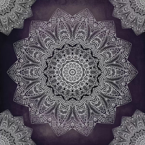 Mandalas: Serendipity - Black Dream by Monika Strigel