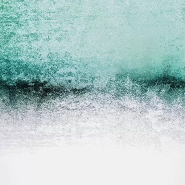 Minimalist Abstract: Snowdreamer - Seafoam by Monika Strigel