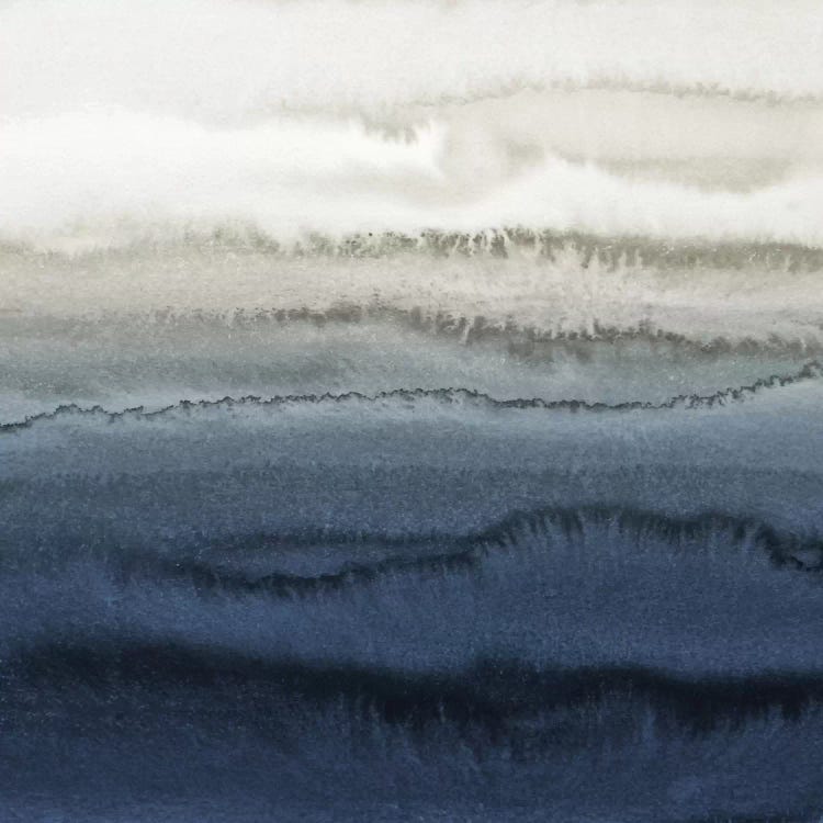 Within The Tide - Blue Crashing Waves by Monika Strigel wall art