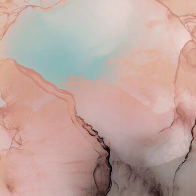 Better Together Pastel Square by Monika Strigel framed canvas print