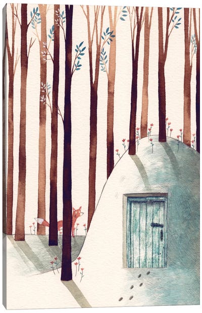 Forest Fox Canvas Art Print - Gemma Capdevila