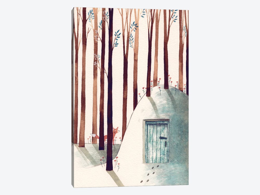 Forest Fox by Gemma Capdevila 1-piece Art Print