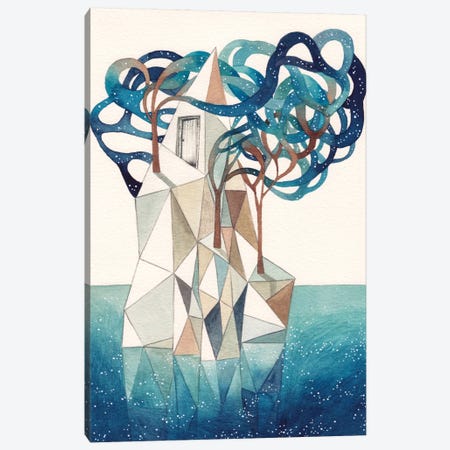 Iceberg II Canvas Print #GEM15} by Gemma Capdevila Canvas Artwork