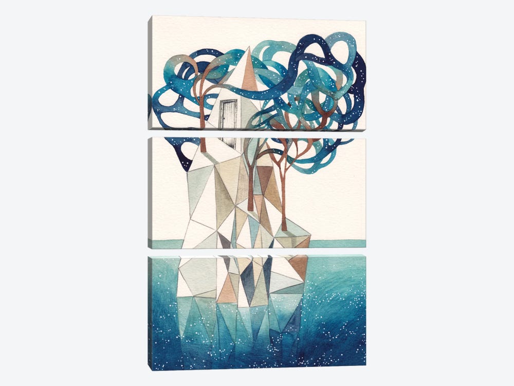 Iceberg II by Gemma Capdevila 3-piece Canvas Art