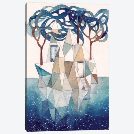 Iceberg III Canvas Print #GEM16} by Gemma Capdevila Canvas Wall Art