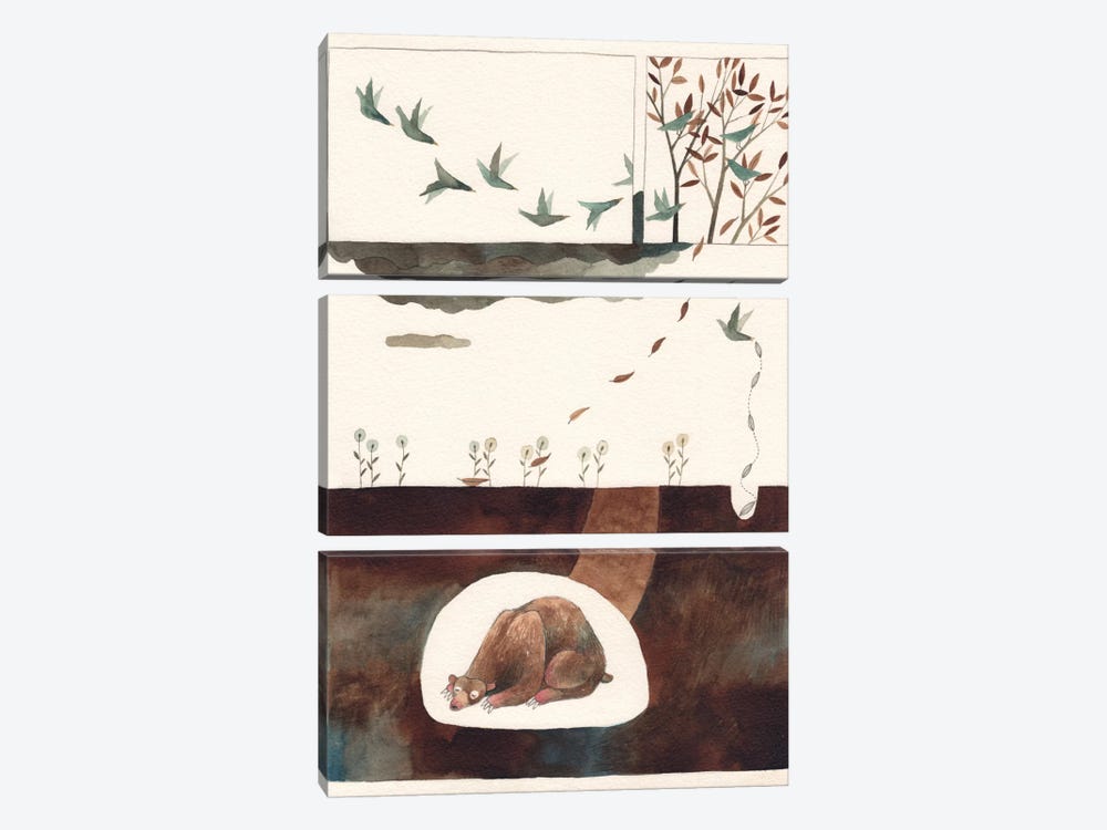 Autumn by Gemma Capdevila 3-piece Canvas Print