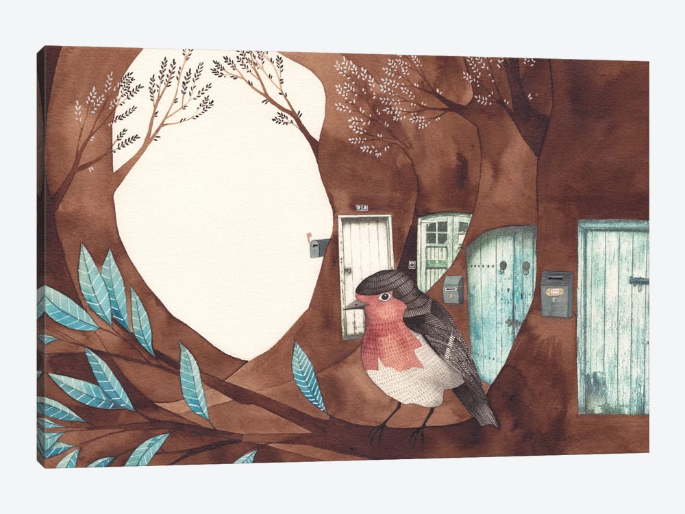Robin by Gemma Capdevila 1-piece Art Print