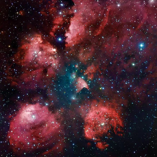 Robert Gendler: The Cat Paw Nebula (NGC 6334) by Robert Gendler