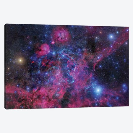 Vela Supernova Remnant Mosaic II Canvas Print #GEN125} by Robert Gendler Canvas Wall Art