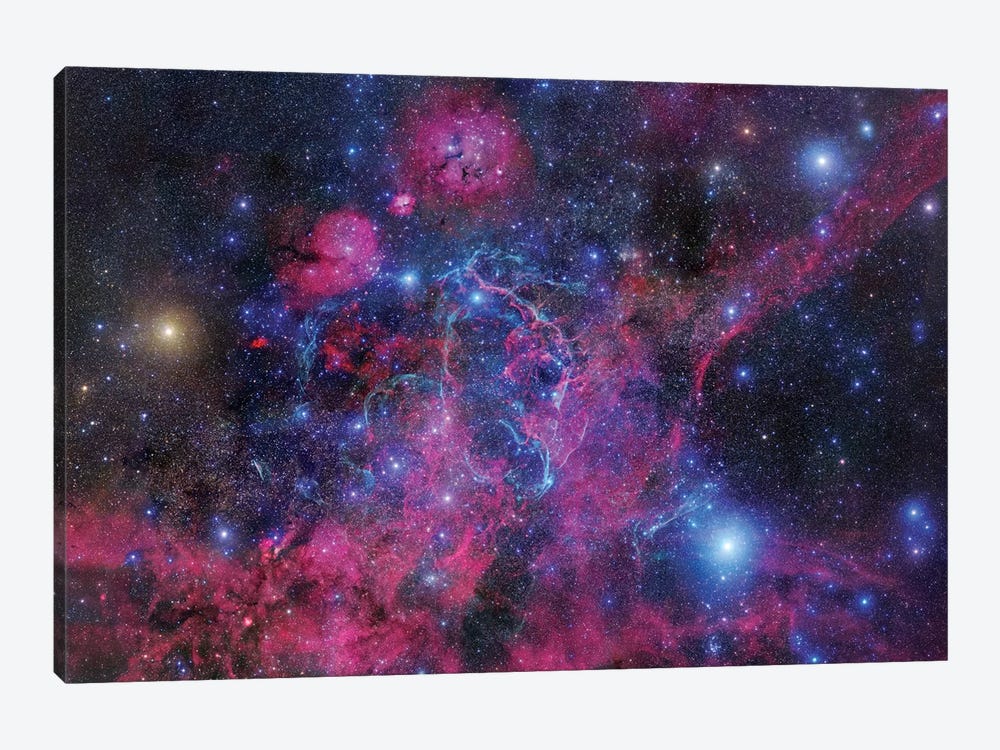 Vela Supernova Remnant Mosaic II by Robert Gendler 1-piece Canvas Print