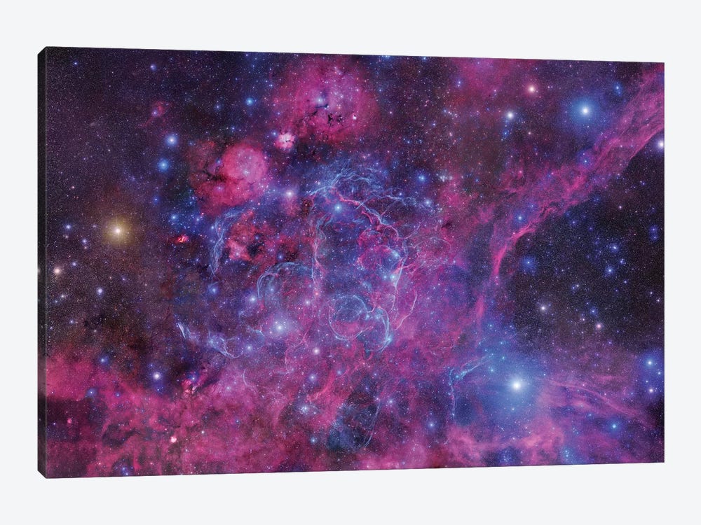 The Vela Supernova Remnant by Robert Gendler 1-piece Canvas Artwork