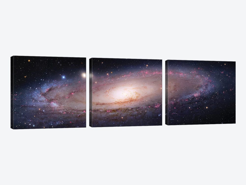 M31, Andromeda Galaxy  VII by Robert Gendler 3-piece Canvas Artwork