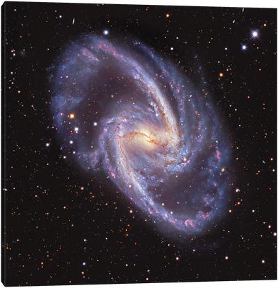 Great Barred Spiral Galaxy(Ngc1365) Canvas Art Print
