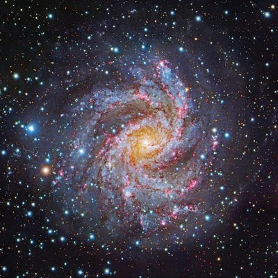 Composite Of "The Fireworks Galaxy" - NGC 6946 by Robert Gendler acrylic art print