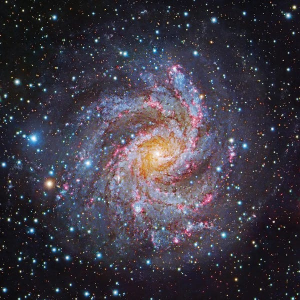 Robert Gendler: Composite Of "The Fireworks Galaxy" - NGC 6946 by Robert Gendler