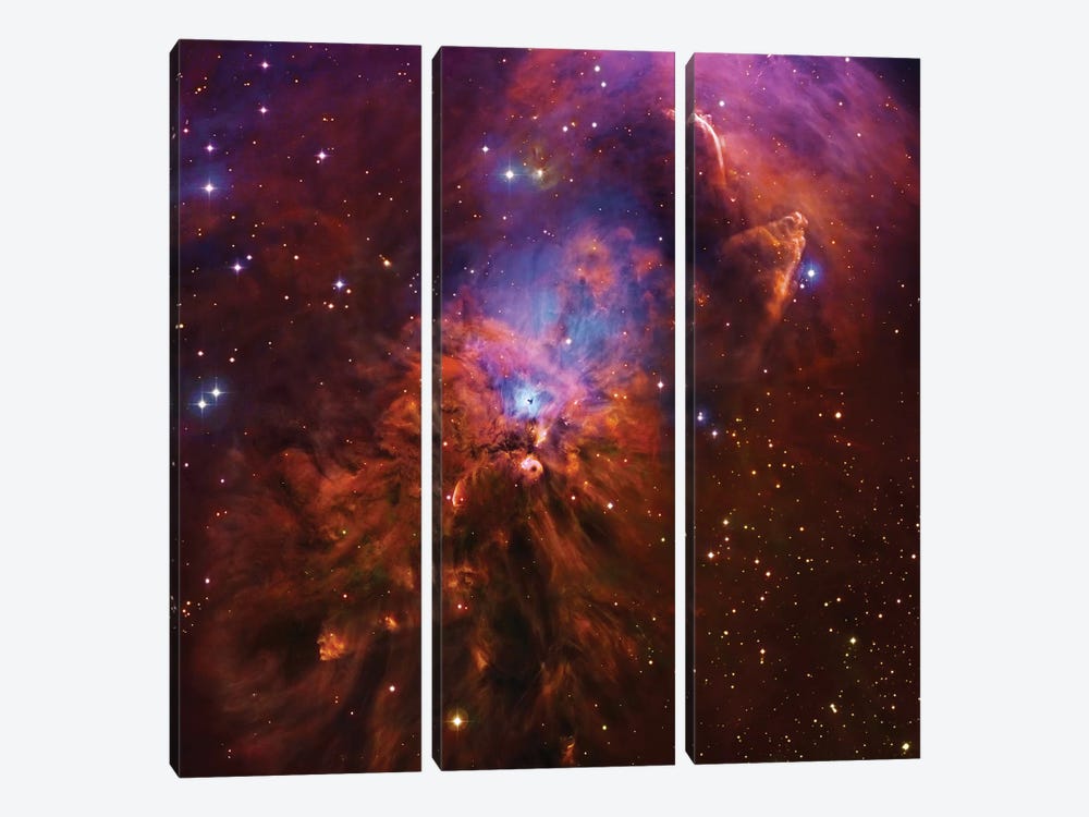 Emission & Reflection Nebula In Orion (NGC 1999) II by Robert Gendler 3-piece Canvas Art Print