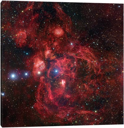 Emission Complex In Scorpius (NGC 6357) Canvas Art Print - Robert Gendler