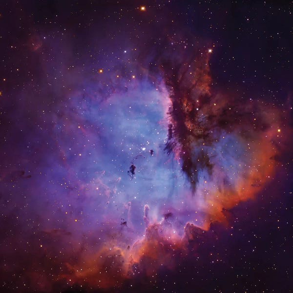 Emission Nebula and Open Cluster in Cassiopeia (NGC 281)