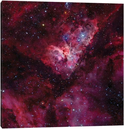 Eta Carinae Nebula (NGC 3372) II Canvas Art Print - Nebula Art
