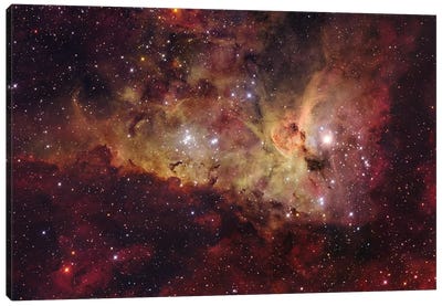 Eta Carinae Mosaic Canvas Art Print - Nebula Art