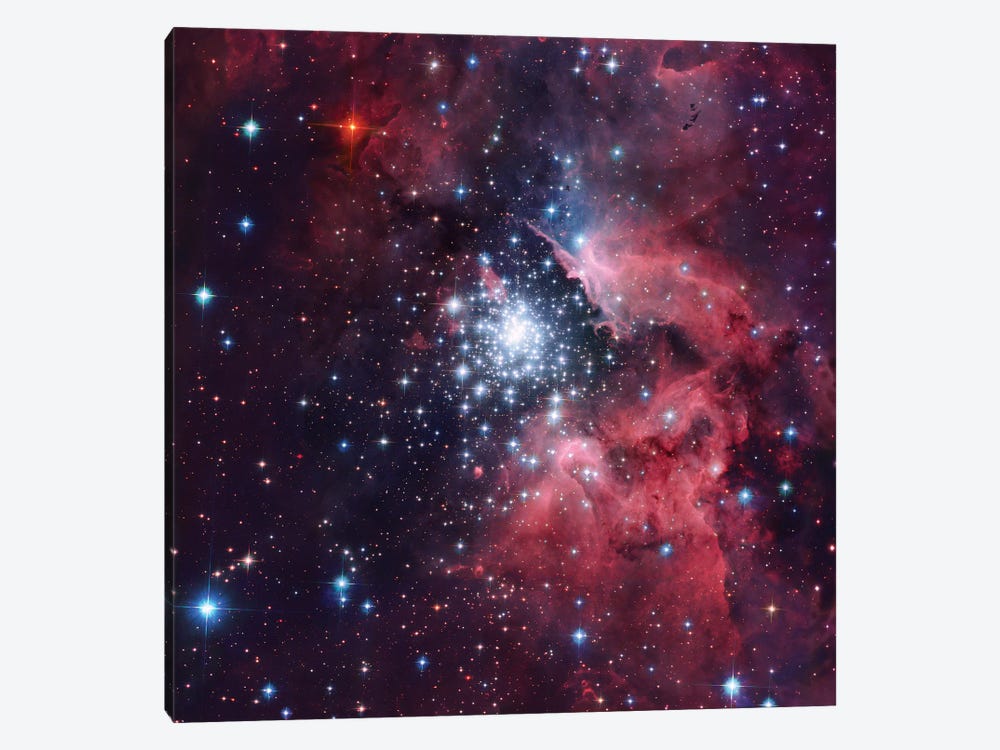 Giant HII Cloud And Its Massive Cluster HD97950 (NGC 3603) by Robert Gendler 1-piece Canvas Art Print