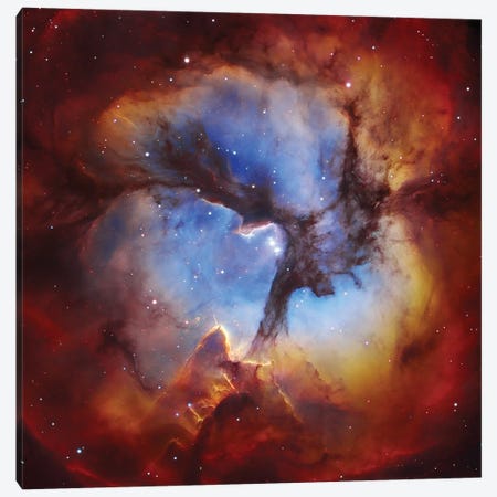 M20, Trifid Nebula II Canvas Print #GEN44} by Robert Gendler Canvas Wall Art