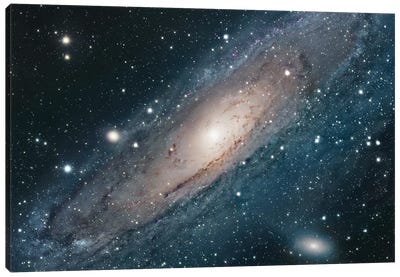 M31, Andromeda Galaxy I Canvas Art Print - Galaxy Art