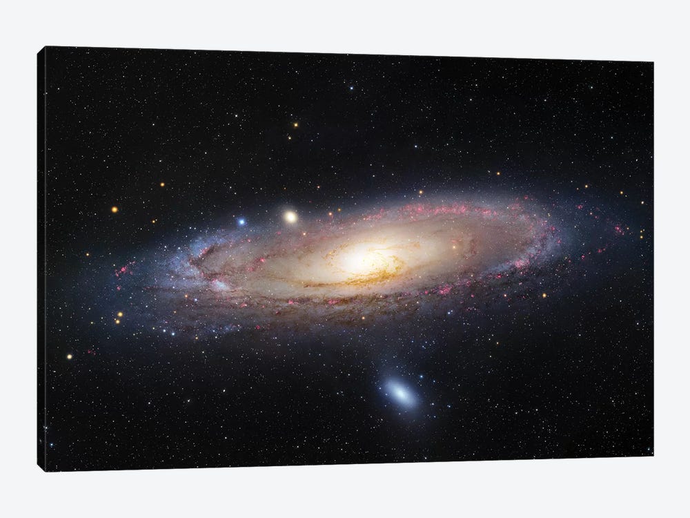 Toegangsprijs periodieke hoekpunt M31, Andromeda Galaxy III Canvas Wall Art by Robert Gendler | iCanvas