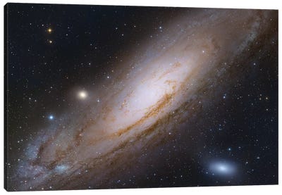 M31, Andromeda Galaxy IV Canvas Art Print - Galaxy Art