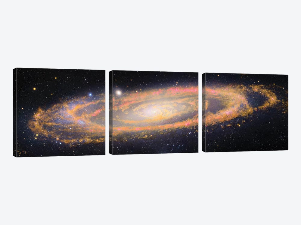 M31, Andromeda Galaxy V by Robert Gendler 3-piece Art Print