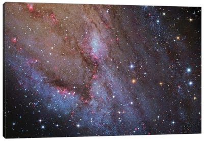 M31, Andromeda Galaxy VI Canvas Art Print - Galaxy Art