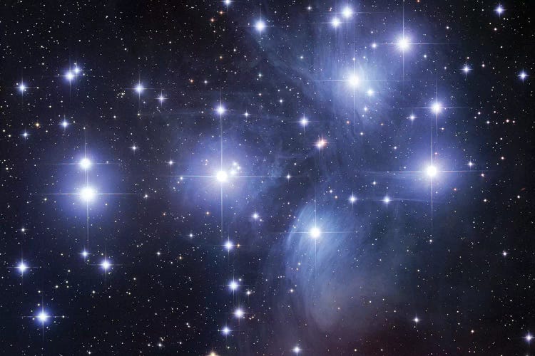 M45, The Pleiades (Seven Sisters)