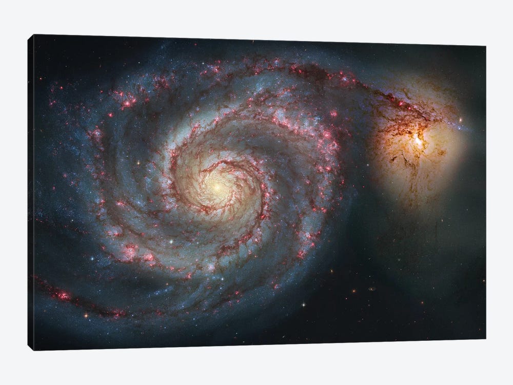 M51, The Whirlpool Galaxy I by Robert Gendler 1-piece Canvas Art Print