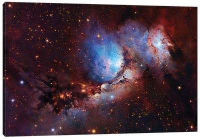 M78, Nebula Complex In Orion Canvas Art Print - Astronomy & Space Art