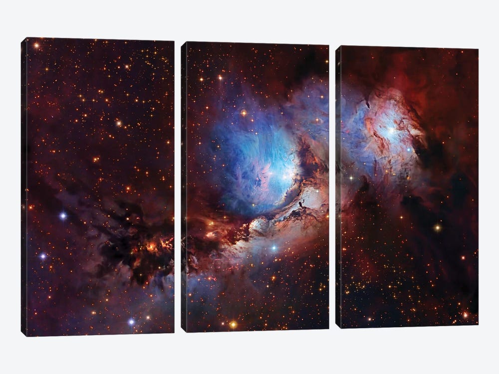 M78, Nebula Complex In Orion by Robert Gendler 3-piece Canvas Art