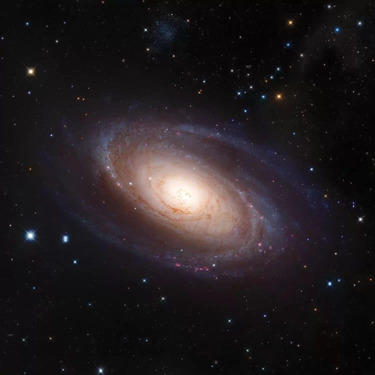 Bode's Galaxy, M81 Spiral Galaxy In Ursa Major II