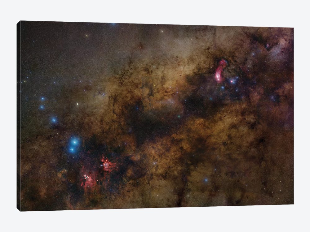 Milky Way Center by Robert Gendler 1-piece Canvas Art Print