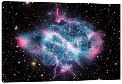 Planetary Nebula In Musca (NGC 5189) Canvas Art Print - Nebula Art