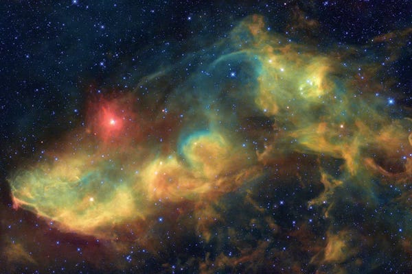 Robert Gendler: Reflection Complex In Scorpius (IC 4592) III by Robert Gendler