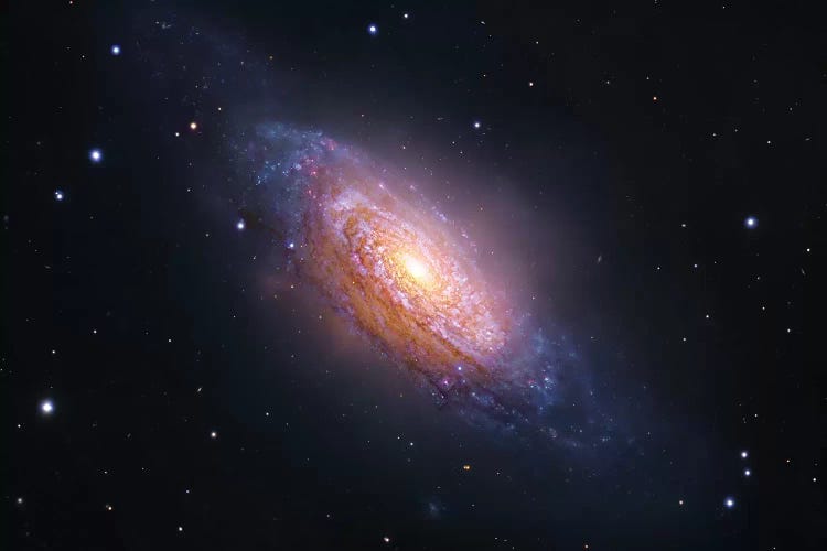 Spiral Galaxy In Leo (NGC 3521)