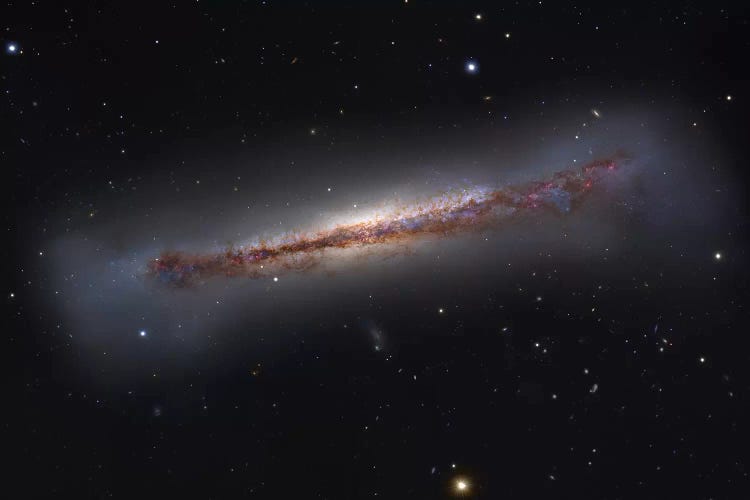 Spiral Galaxy In Leo Constellation (NGC 3628)