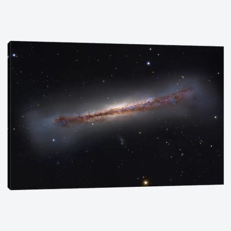 Spiral Galaxy In Leo Constellation (NGC 3628) Canvas Print #GEN92} by Robert Gendler Canvas Wall Art