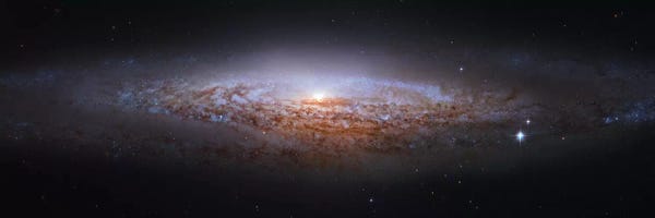 Robert Gendler: Spiral Galaxy In Lynx, Mosaic From Hubble Legacy Archive (NGC 2683) I by Robert Gendler