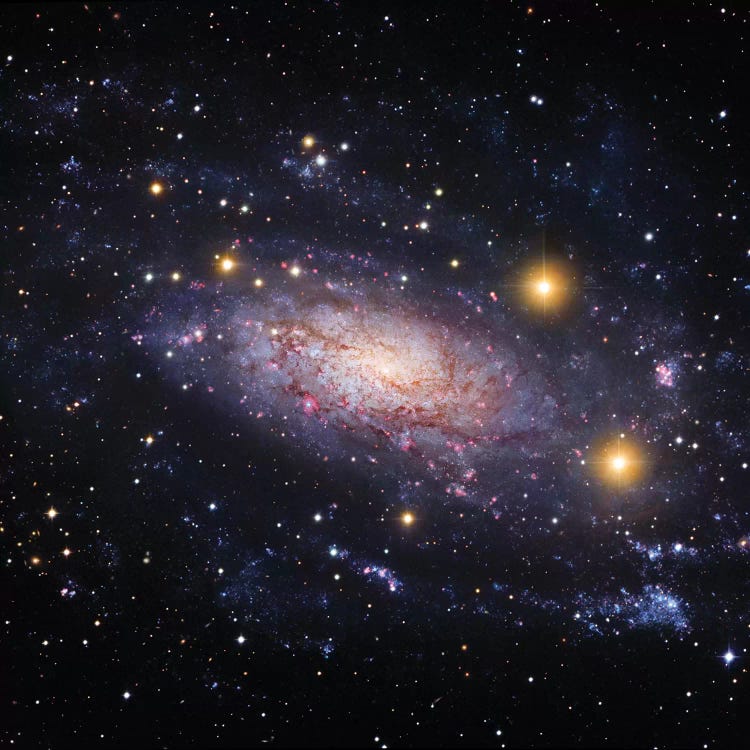 Spiral Galaxy In The Hydra Constellation (NGC 3621)