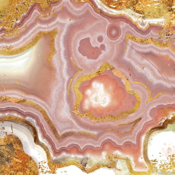 Agates, Geodes & Minerals: Coral Luster by 5by5collective