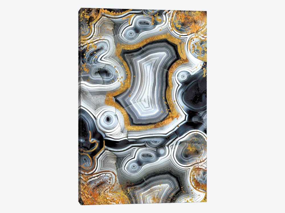 Geode Onyx by 5by5collective 1-piece Art Print